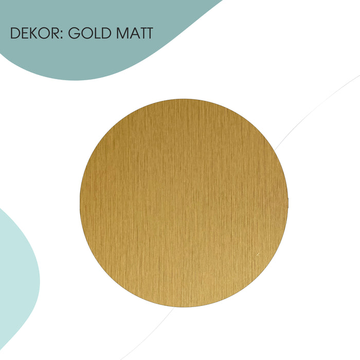 Spiegelrahmen Moderna Farbe: Gold Matt | Wandspiegel in 11 Größen