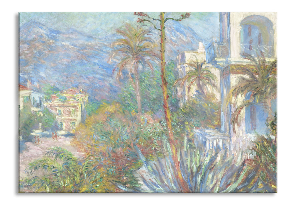 Claude Monet - Villen in Bordighera Impressionismu, Glasbild
