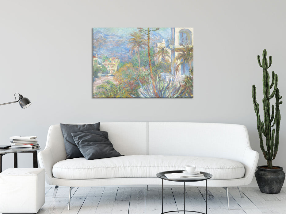 Claude Monet - Villen in Bordighera Impressionismu, Glasbild