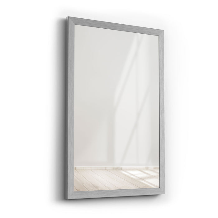 Spiegelrahmen Klassiko, Farbe: Aluminium gebürstet | Wandspiegel in 11 Größen