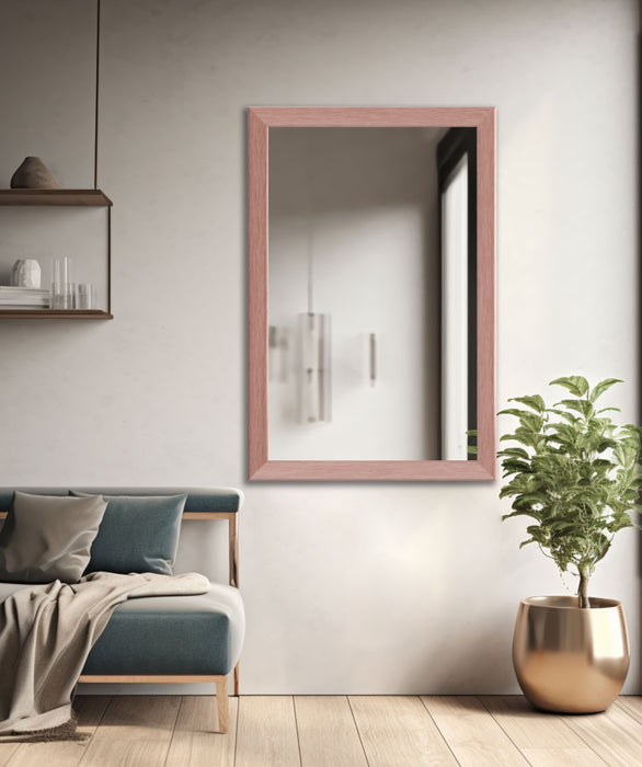 Spiegelrahmen Moderna Farbe: Rosegold | Wandspiegel in 11 Größen