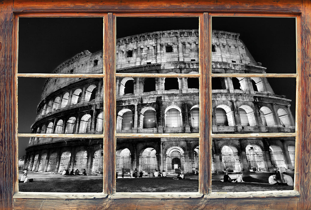 Colosseum in Rom Italien Italy 3D Wandtattoo Fenster