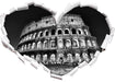 Colosseum in Rom Italien Italy 3D Wandtattoo Herz