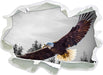 großer fliegender Adler 3D Wandtattoo Papier