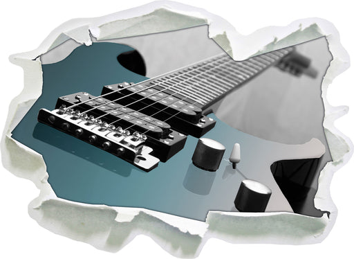 E-Gitarre 3D Wandtattoo Papier