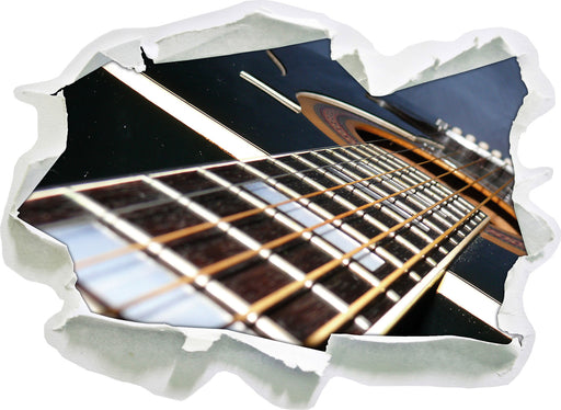 Gitarrensaiten  3D Wandtattoo Papier