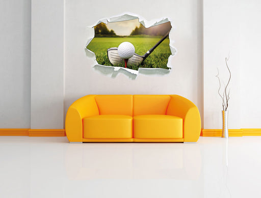 Golf Abschlag 3D Wandtattoo Papier Wand