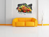 Frisches Obst und Gemüse im Korb 3D Wandtattoo Papier Wand