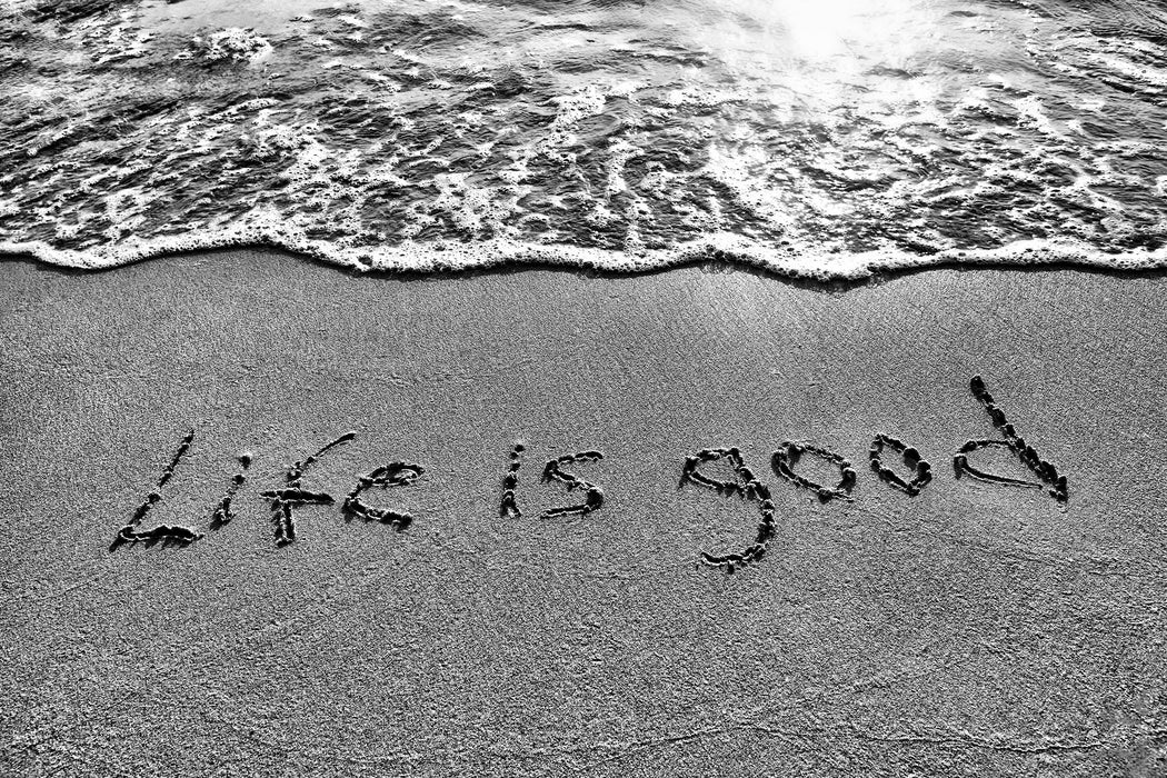 Sand Life is good, Glasbild