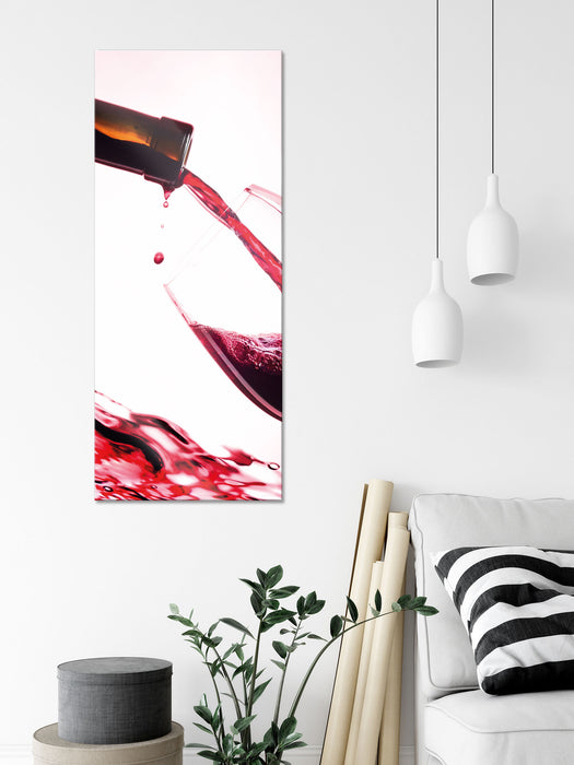 Wein, Glasbild Panorama