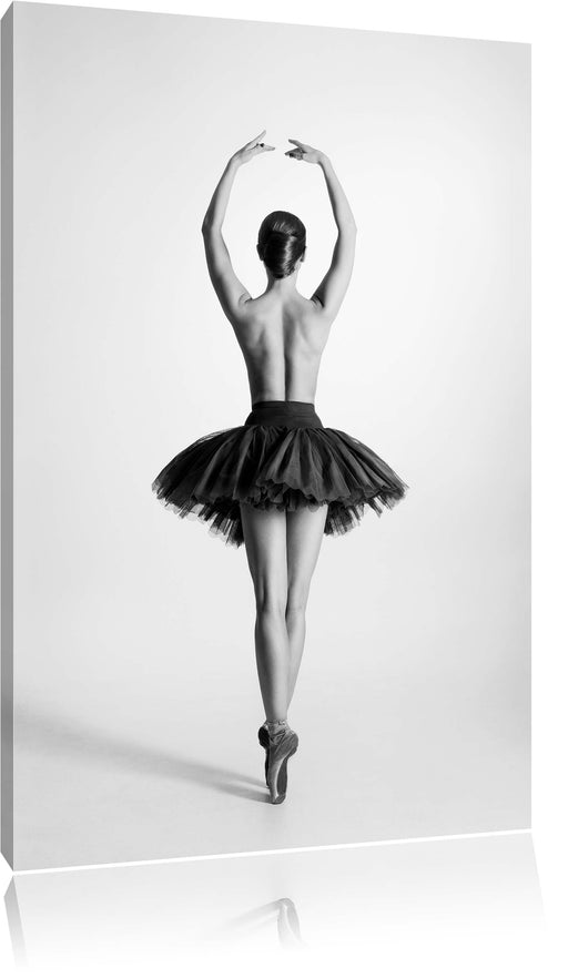 sexy nackte Ballettpose Leinwandbild