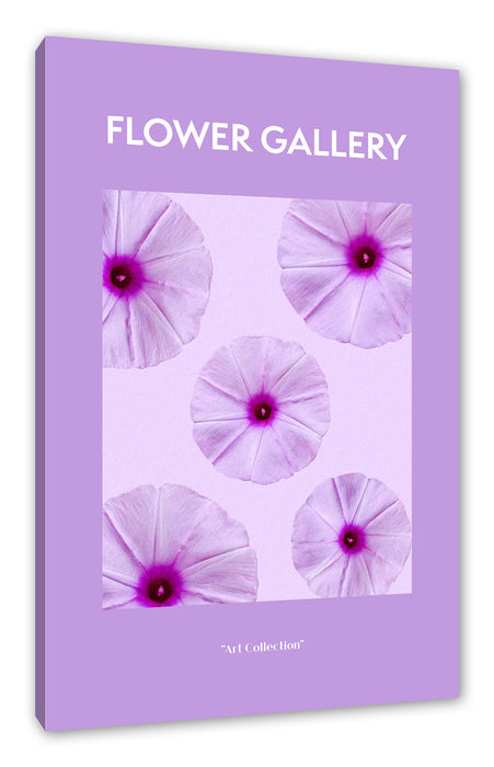 Flower Gallery  - Lila Petunie, Leinwandbild