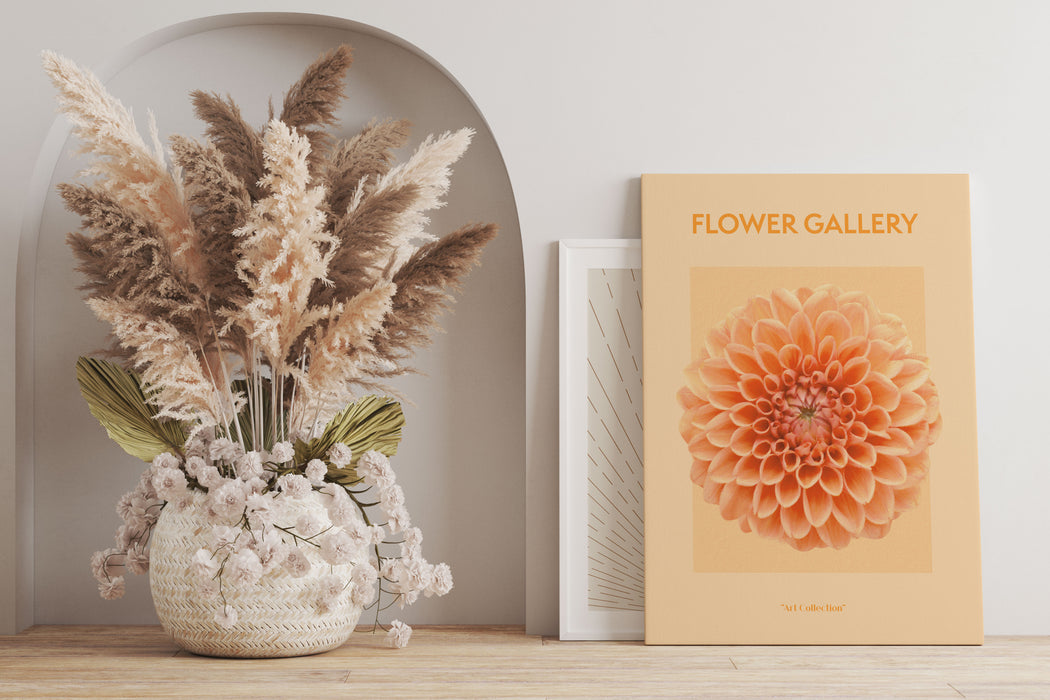 Flower Gallery  - Rosa Chrysantheme II, Leinwandbild