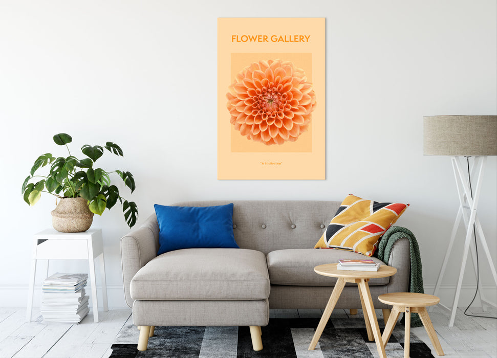 Flower Gallery  - Rosa Chrysantheme II, Leinwandbild