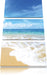 Sand Strand Wellen Sonne Leinwandbild 3 Teilig