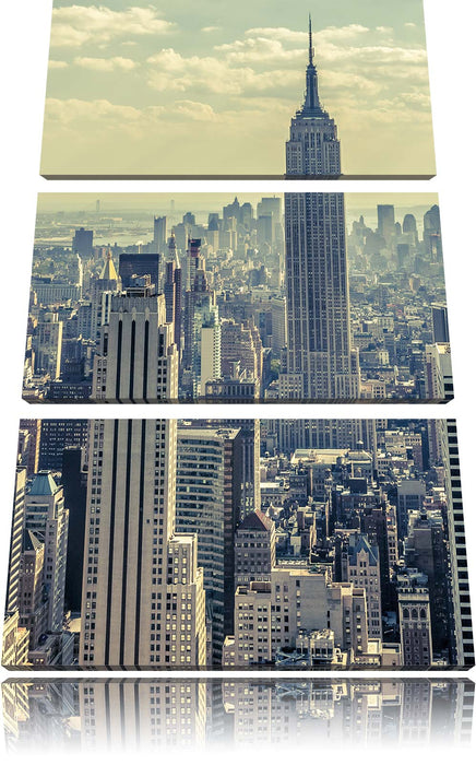 New York Manhattan Leinwandbild 3 Teilig