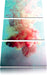 Colorful smoke Leinwandbild 3 Teilig