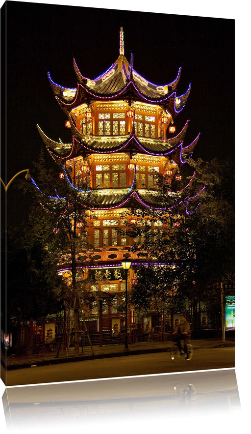 großartiges chinesisches Gebäude Leinwandbild