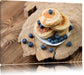 Pancakes mit Blaubeeren Leinwandbild