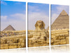 Große Sphinx von Gizeh Leinwandbild 3 Teilig