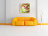 Kunstvolle Ostereier Leinwandbild Quadratisch über Sofa