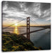 Golden Gate Bridge Ausblick Leinwandbild Quadratisch