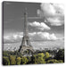 Riesiger Eiffelturm in Paris Leinwandbild Quadratisch