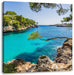 Mallorca Strand Bucht Leinwandbild Quadratisch