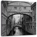 Romantischer Kanal in Venedig Leinwandbild Quadratisch