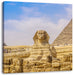 Große Sphinx von Gizeh Leinwandbild Quadratisch