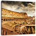 Colloseum in Rom von innen Leinwandbild Quadratisch