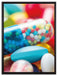 Pillen und Tabletten auf Leinwandbild gerahmt Größe 80x60