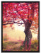 Traumhafte Herbstlandschaft auf Leinwandbild gerahmt Größe 80x60