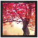 Traumhafte Herbstlandschaft auf Leinwandbild Quadratisch gerahmt Größe 40x40