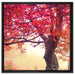 Traumhafte Herbstlandschaft auf Leinwandbild Quadratisch gerahmt Größe 60x60