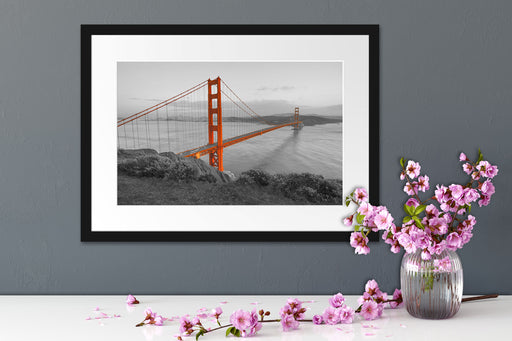 Golden Gate Bridge San Francisco Passepartout Wohnzimmer
