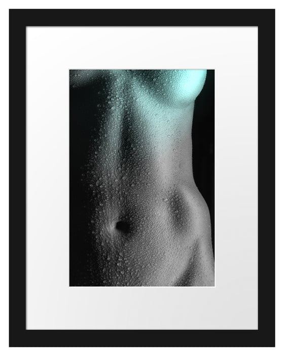 Erotischer Frauenkörper Passepartout 38x30