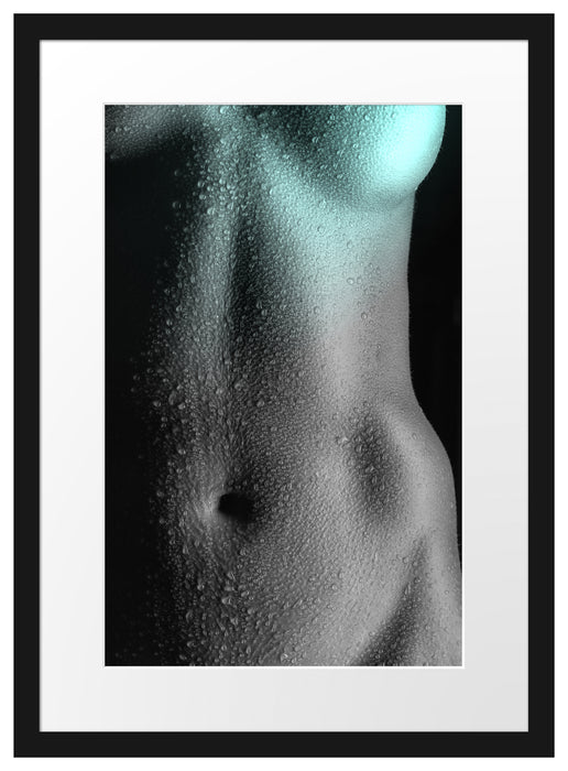 Erotischer Frauenkörper Passepartout 55x40