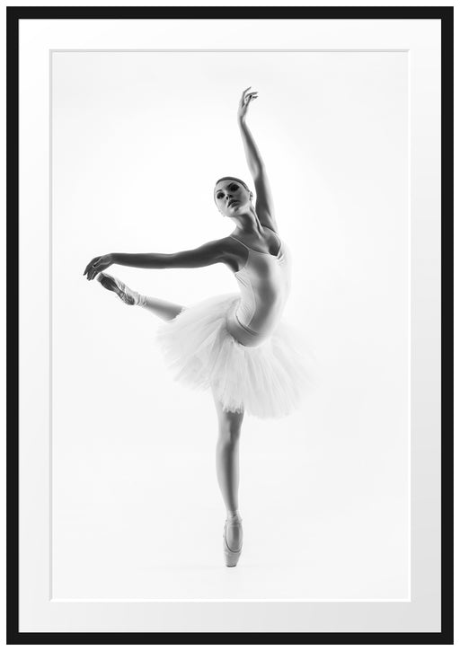 Ästhetische Ballerina Passepartout 100x70