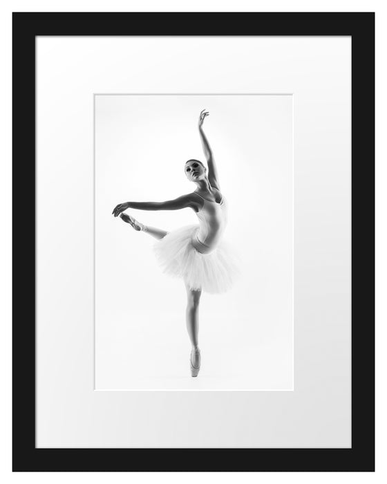 Ästhetische Ballerina Passepartout 38x30