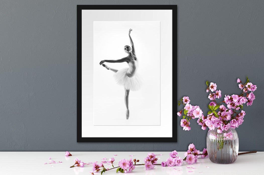Ästhetische Ballerina Passepartout Wohnzimmer