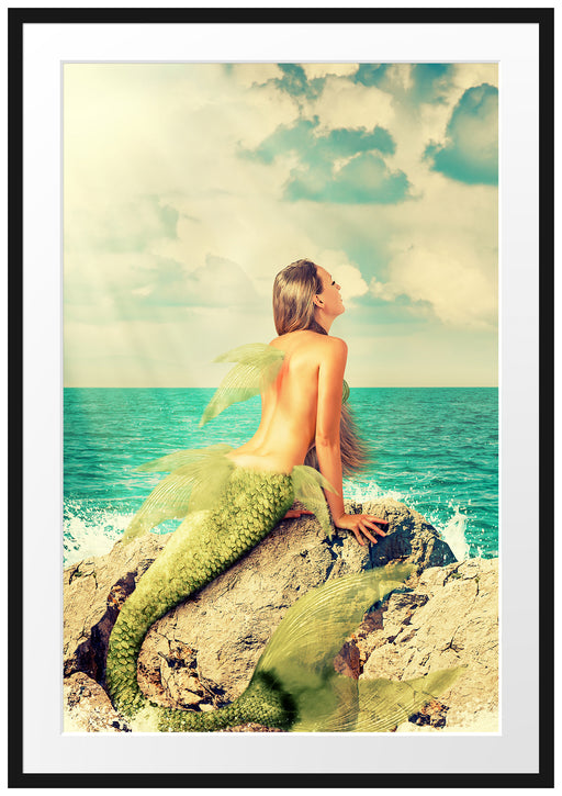 Traumhafte Meerjungfrau Passepartout 100x70
