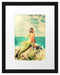 Traumhafte Meerjungfrau Passepartout 38x30