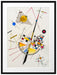 Wassily Kandinsky - Delikate Spannung  Passepartout Rechteckig 80