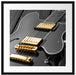 elegante E-Gitarre Passepartout Quadratisch 55x55