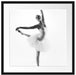 Ästhetische Ballerina Passepartout Quadratisch 55x55