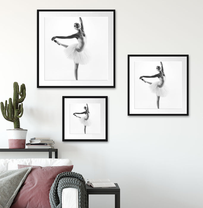 Ästhetische Ballerina Quadratisch Passepartout Wohnzimmer