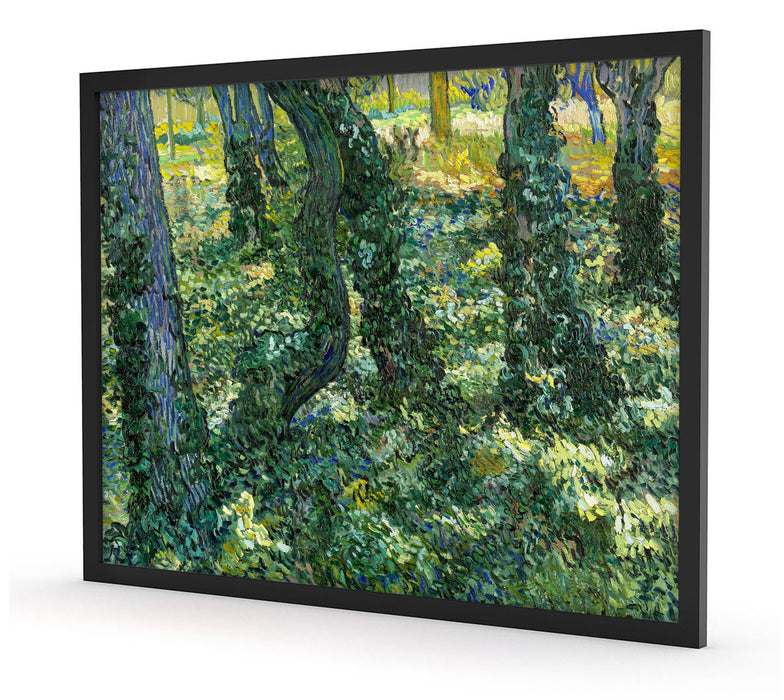 Vincent Van Gogh - Unterholz , Poster mit Bilderrahmen