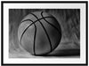 Basketball schwarzer Hintergrund Passepartout 80x60