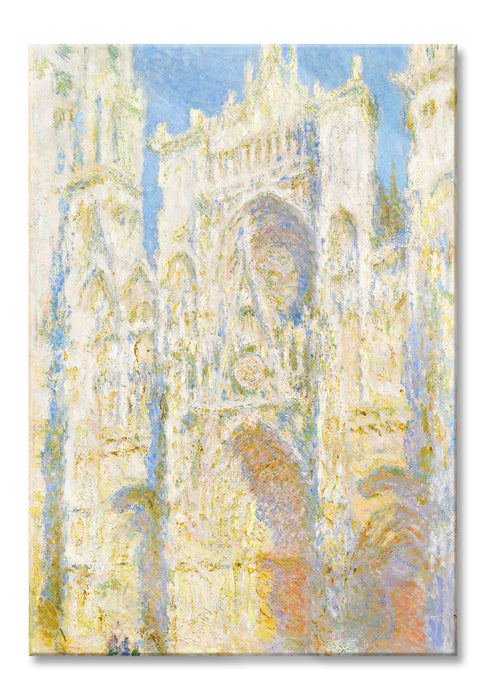 Pixxprint Claude Monet - Kathedrale von Rouen I, Glasbild